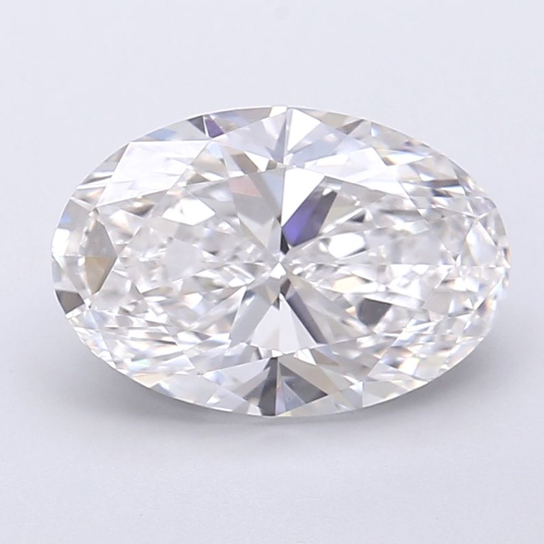 3.10 ct. oval Lab Grown Diamond front image