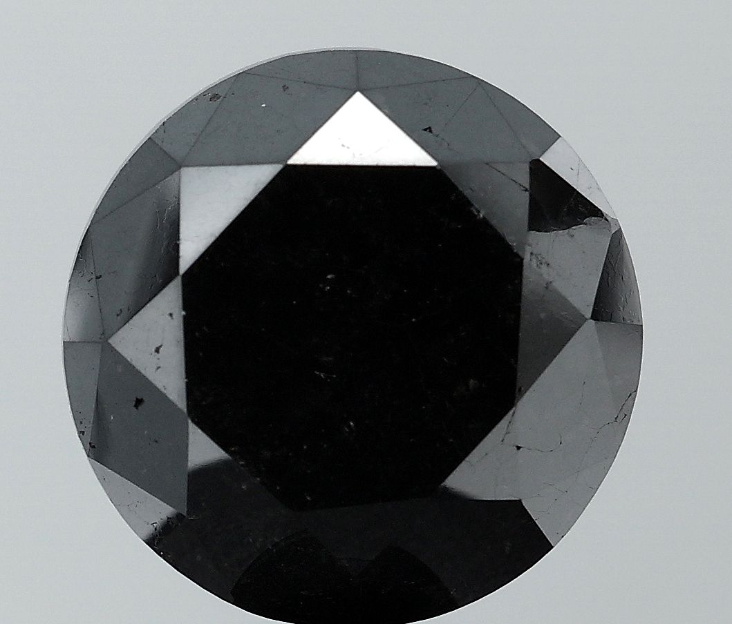 2.17 Carat Round Diamond Black VS2
