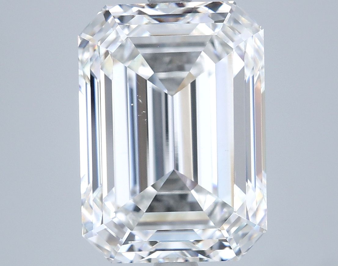 7.34 ct. emerald Lab Grown Diamond front image