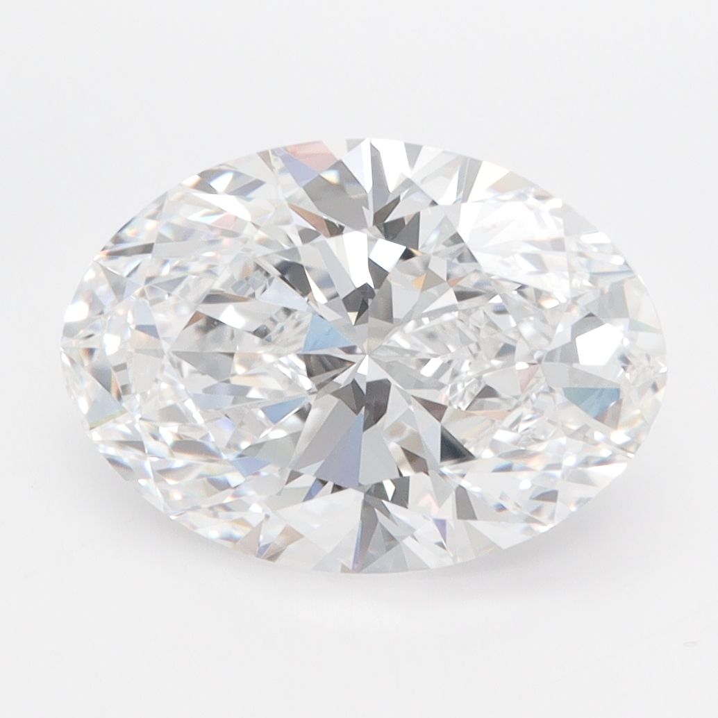 Diament LG owalny, 3.58 ct, D, IF