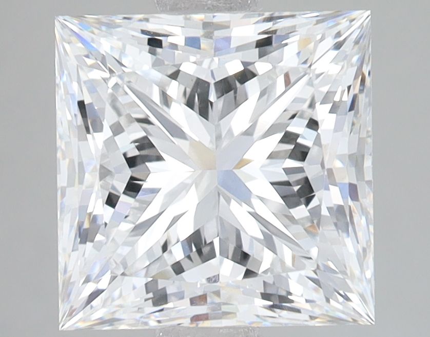 3.82 ct. princess Lab Grown Diamond front image