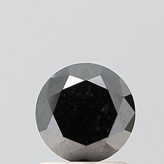 1.1 Carat Round Diamond Fancy Black VVS2