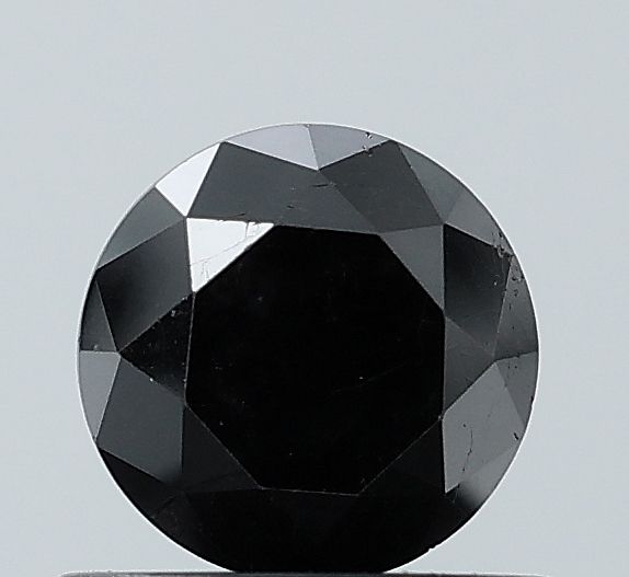 0.84 Carat Round Diamond Black VS1