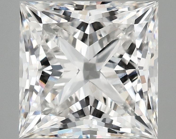4.10 ct. princess Lab Grown Diamond front image