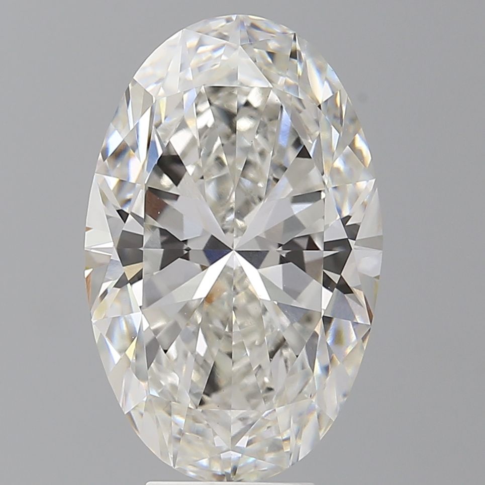 7.04 ct. oval Lab Grown Diamond front image