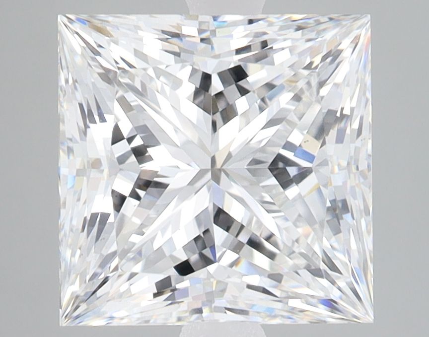 4.02 ct. princess Lab Grown Diamond front image
