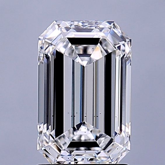 1.79 ct. emerald Lab Grown Diamond front image