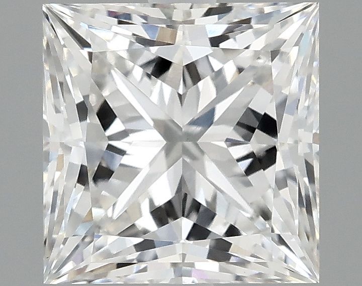 2.10 ct. princess Lab Grown Diamond front image