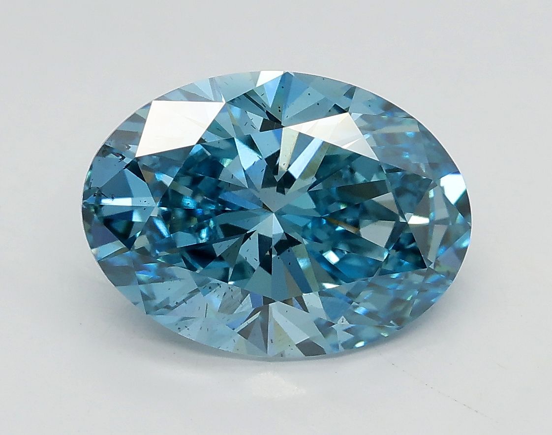 2.74 ct. oval Lab Grown Diamond front image