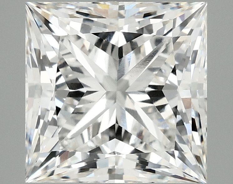 4.19 ct. princess Lab Grown Diamond front image