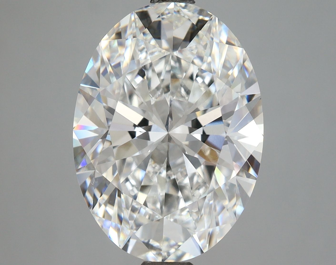 6.07 ct. oval Lab Grown Diamond front image