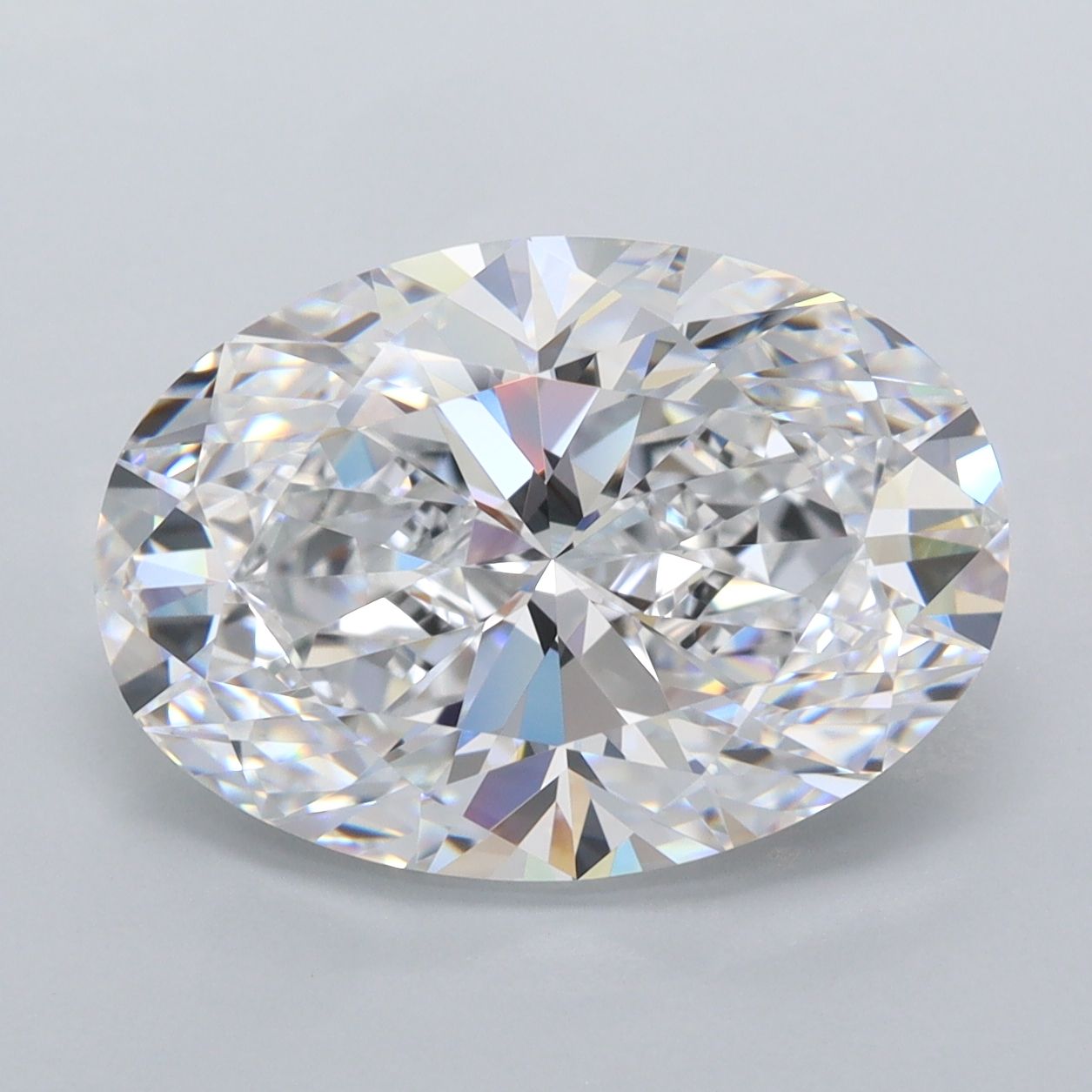 5.89 ct. oval Lab Grown Diamond front image