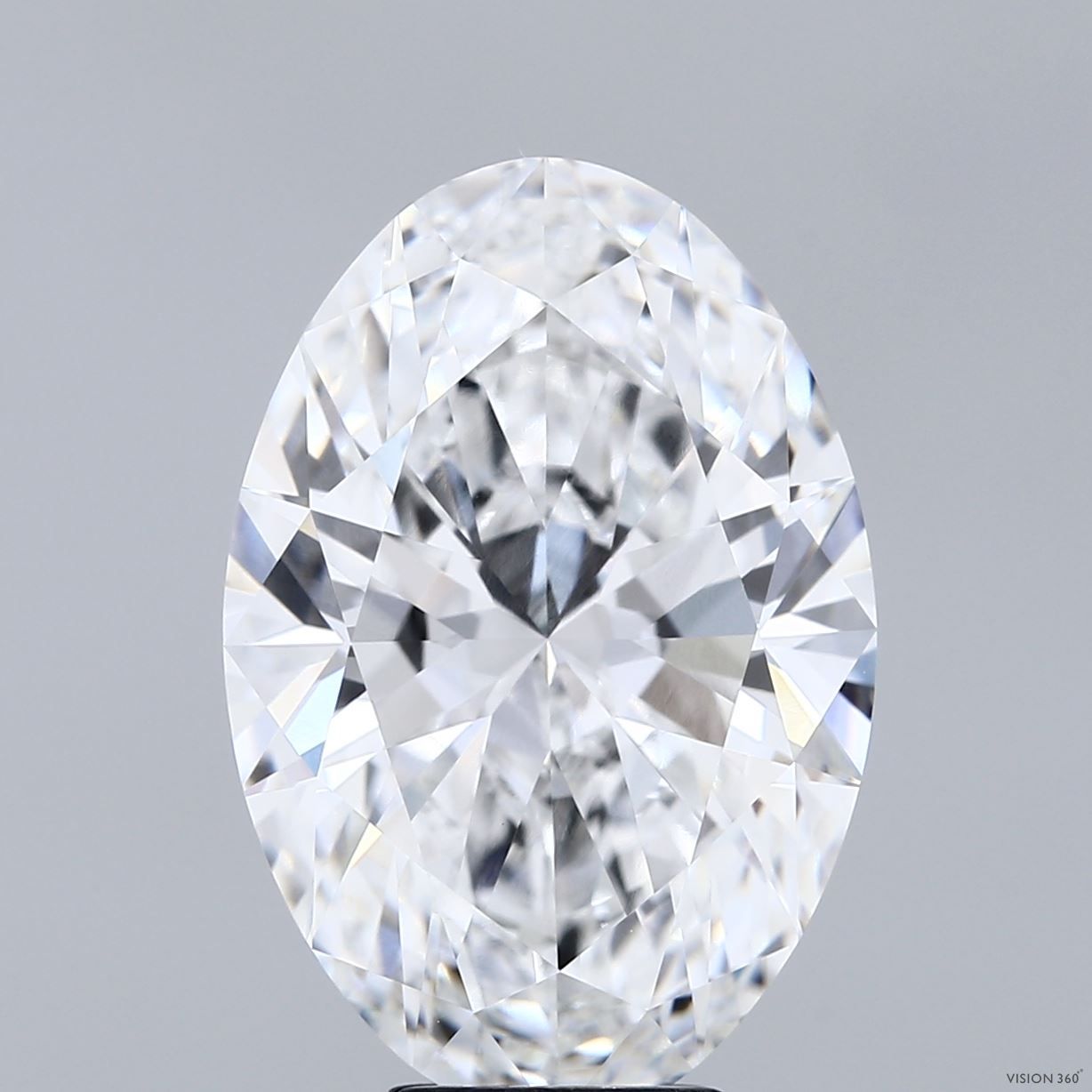 8.08 ct. oval Lab Grown Diamond front image