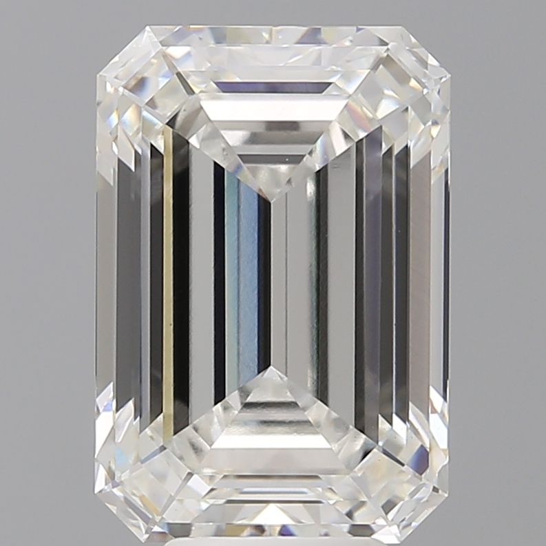7.09 ct. emerald Lab Grown Diamond front image