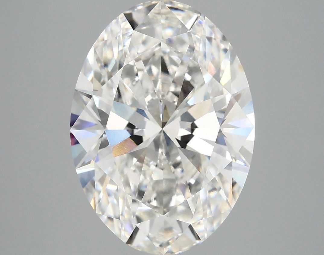 3.78 ct. oval Lab Grown Diamond front image