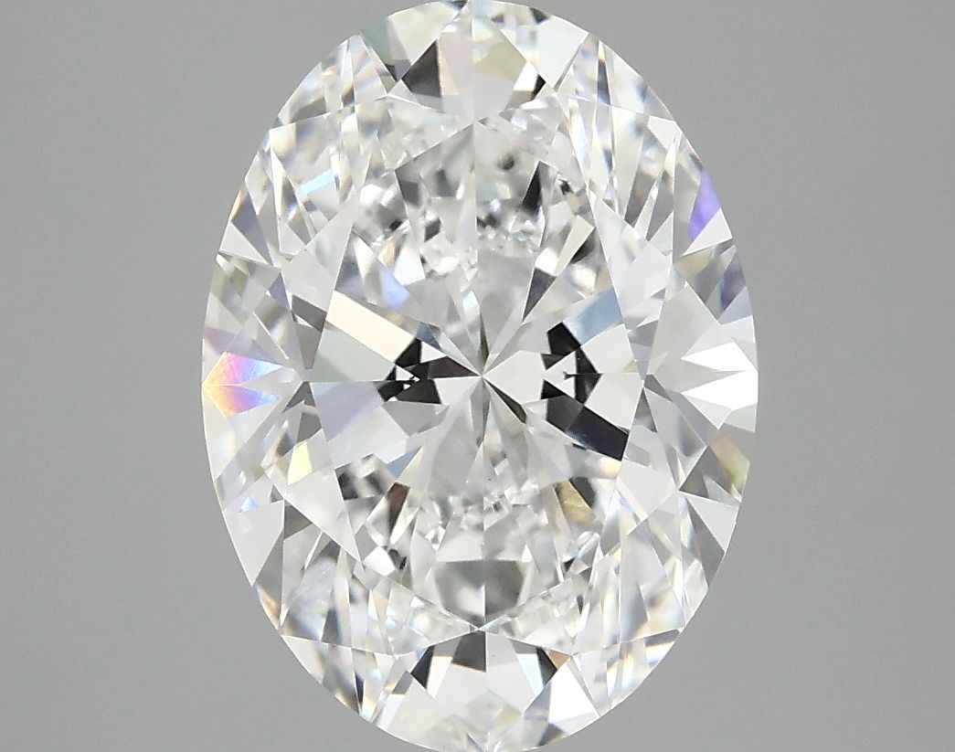 3.92 ct. oval Lab Grown Diamond front image