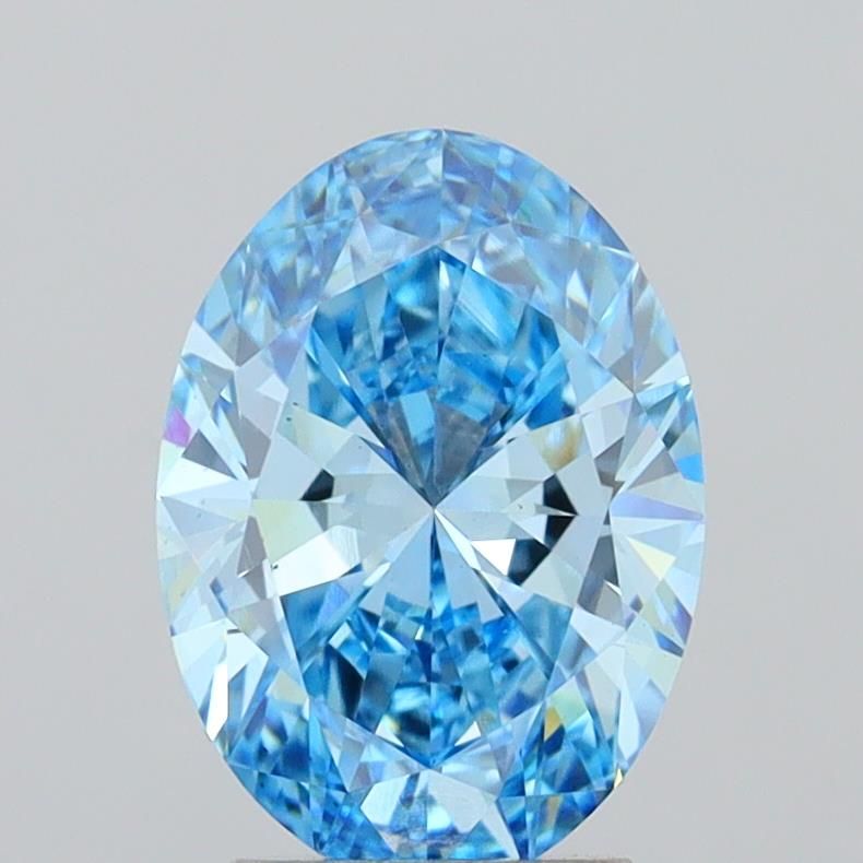 2.82 ct. oval Lab Grown Diamond front image