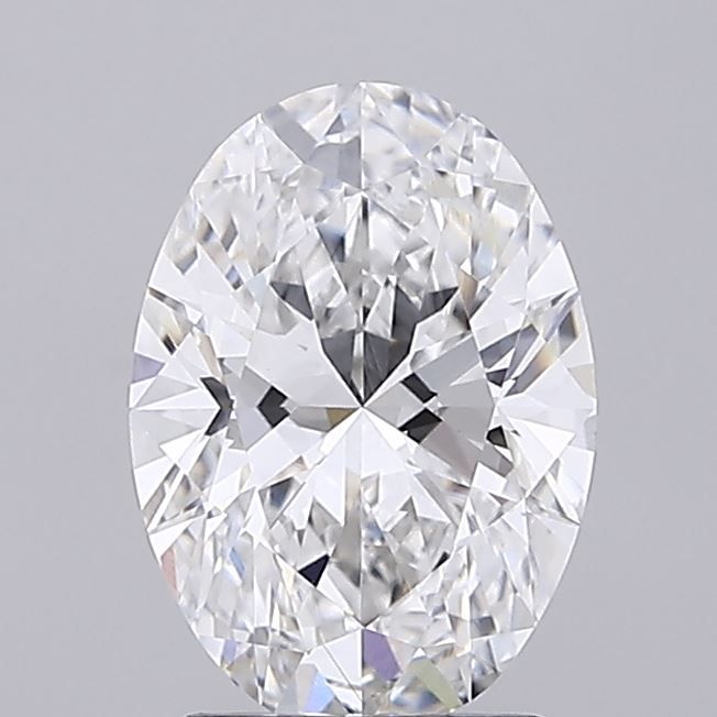 2.02 carat f VVS2 EX Cut IGI oval diamond