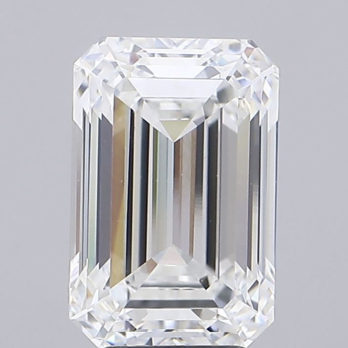 6.03 ct. emerald Lab Grown Diamond front image