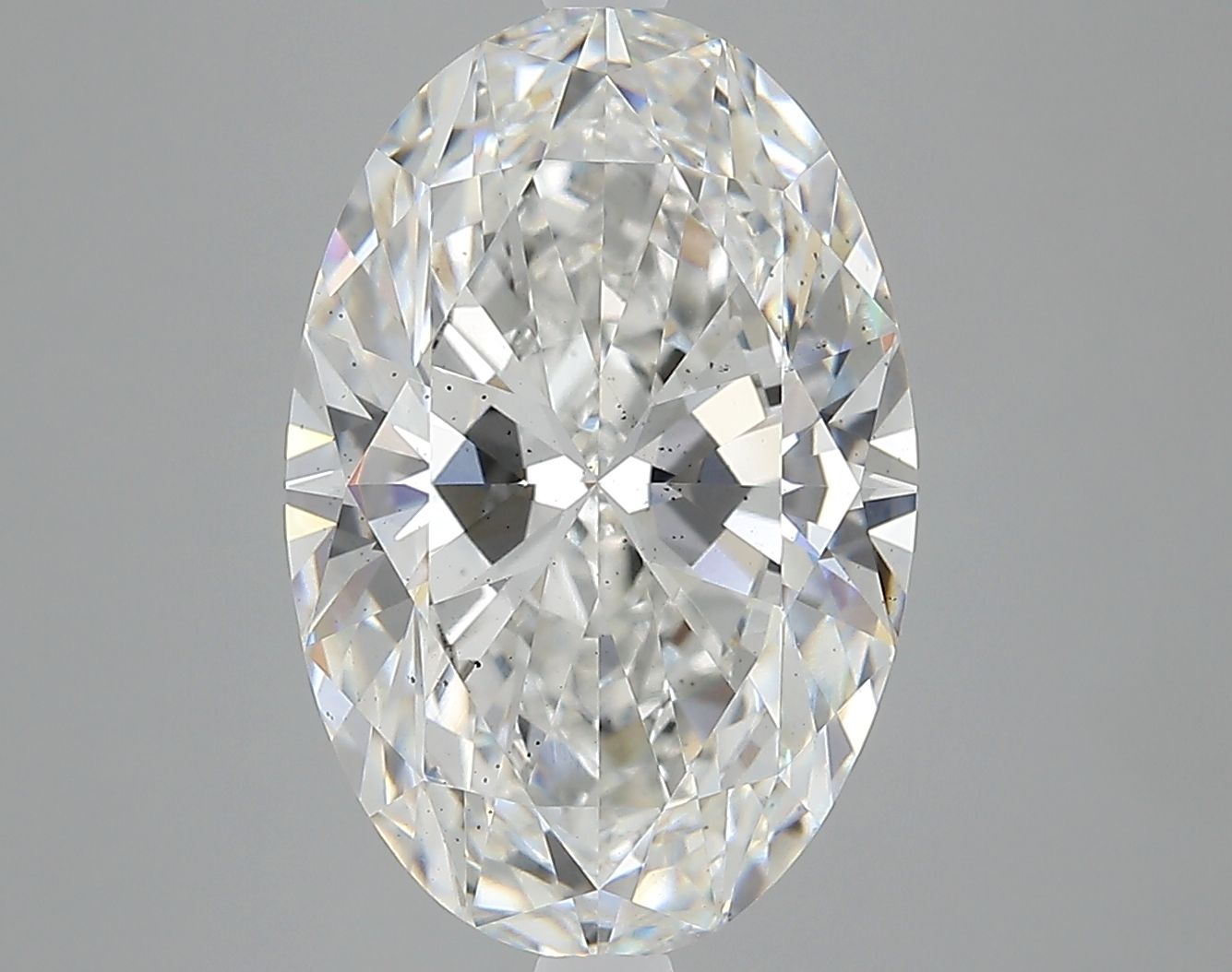 5.26 ct. oval Lab Grown Diamond front image