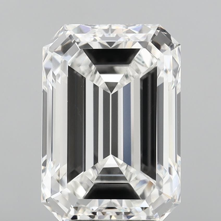 5.54 ct. emerald Lab Grown Diamond front image