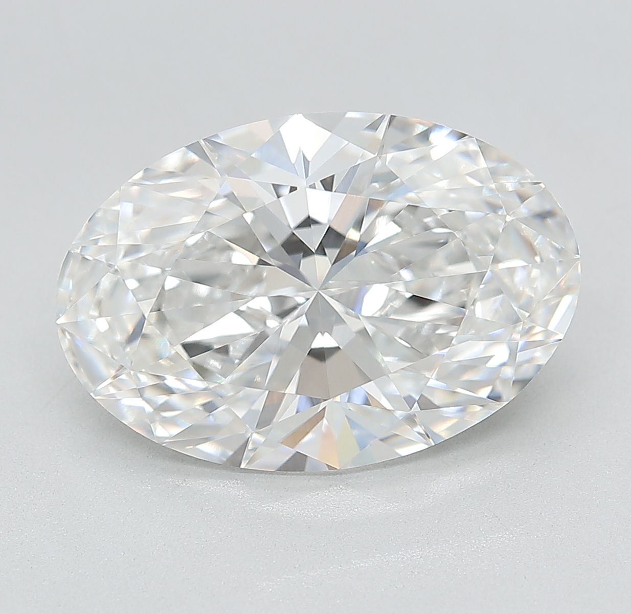 6.12 ct. oval Lab Grown Diamond front image