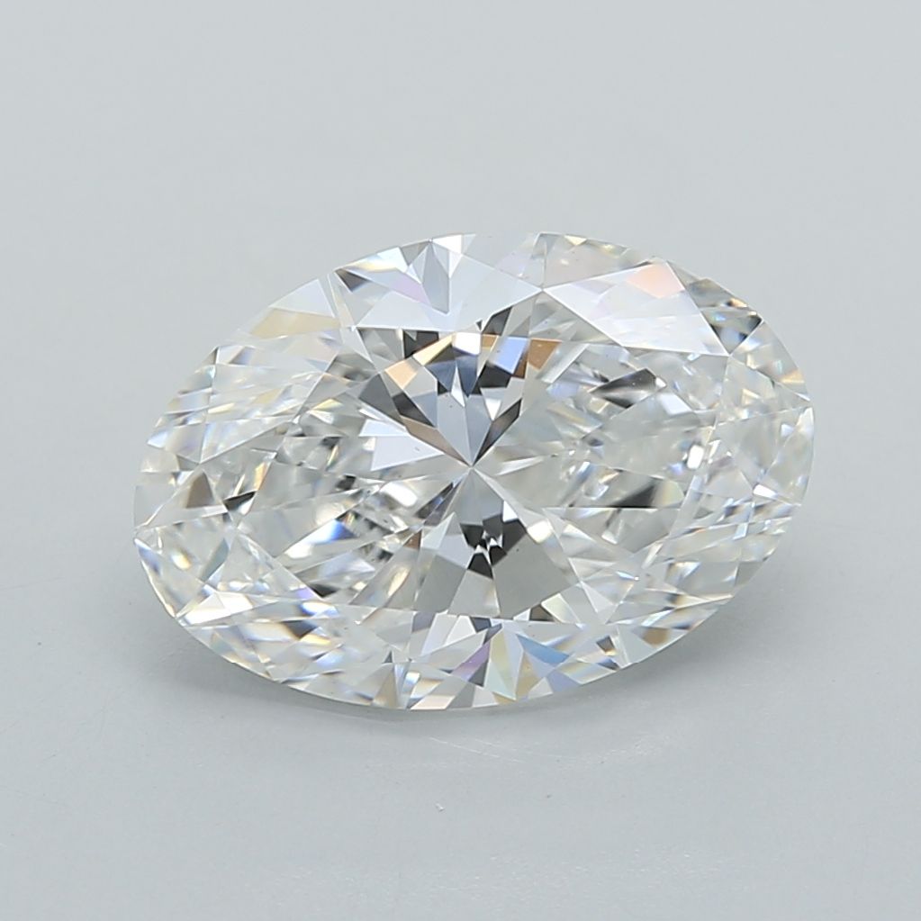 3.02 ct. oval Lab Grown Diamond front image
