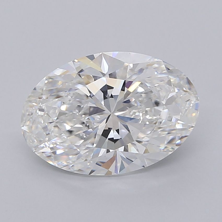 3.25 ct. oval Lab Grown Diamond front image
