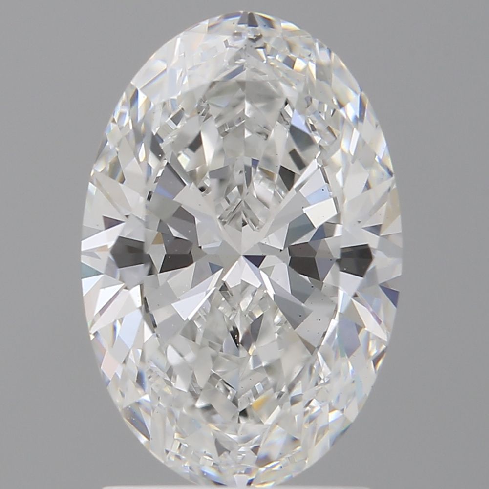 2.10 ct. oval Lab Grown Diamond front image