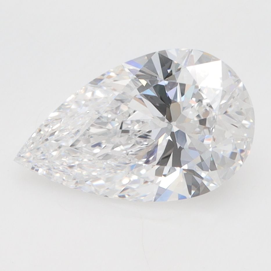 Diament LG gruszka, 2 ct, D, VVS2