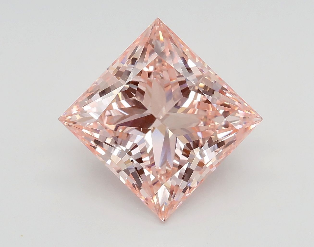 3.21 ct. princess Lab Grown Diamond front image