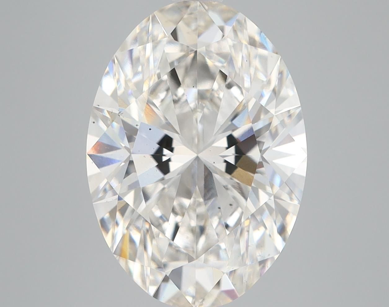 5.07 ct. oval Lab Grown Diamond front image