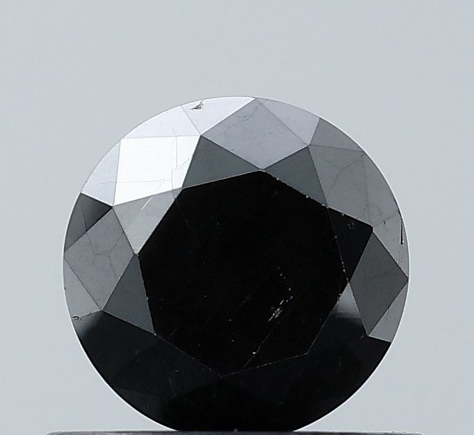 0.81 Carat Round Diamond Black VS1