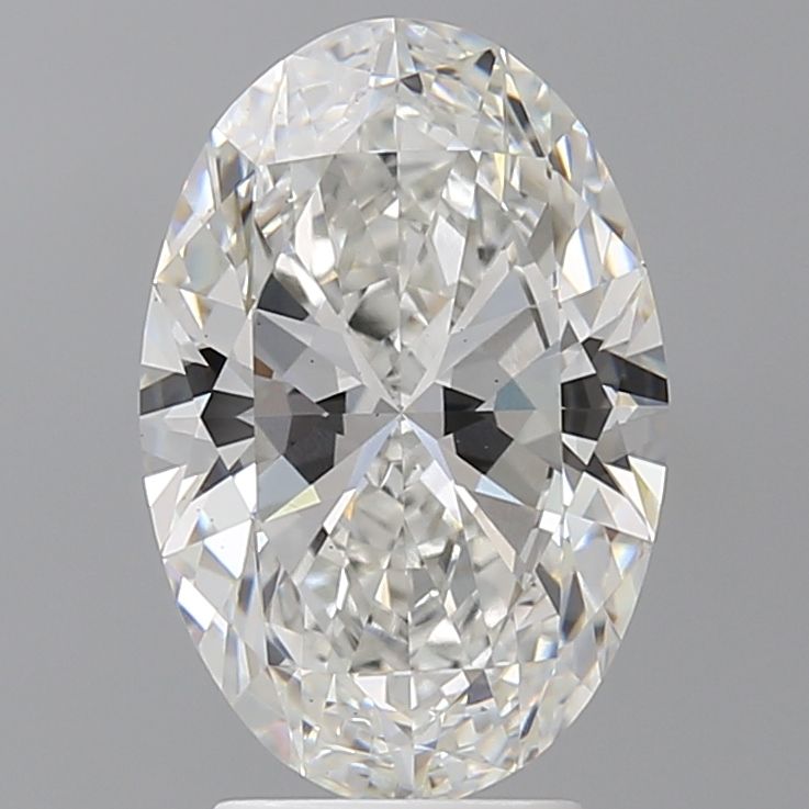 3.58 ct. oval Lab Grown Diamond front image