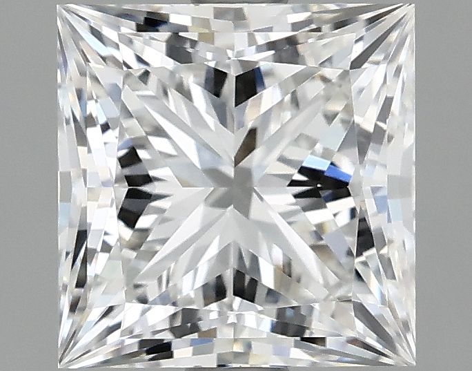 2.10 ct. princess Lab Grown Diamond front image