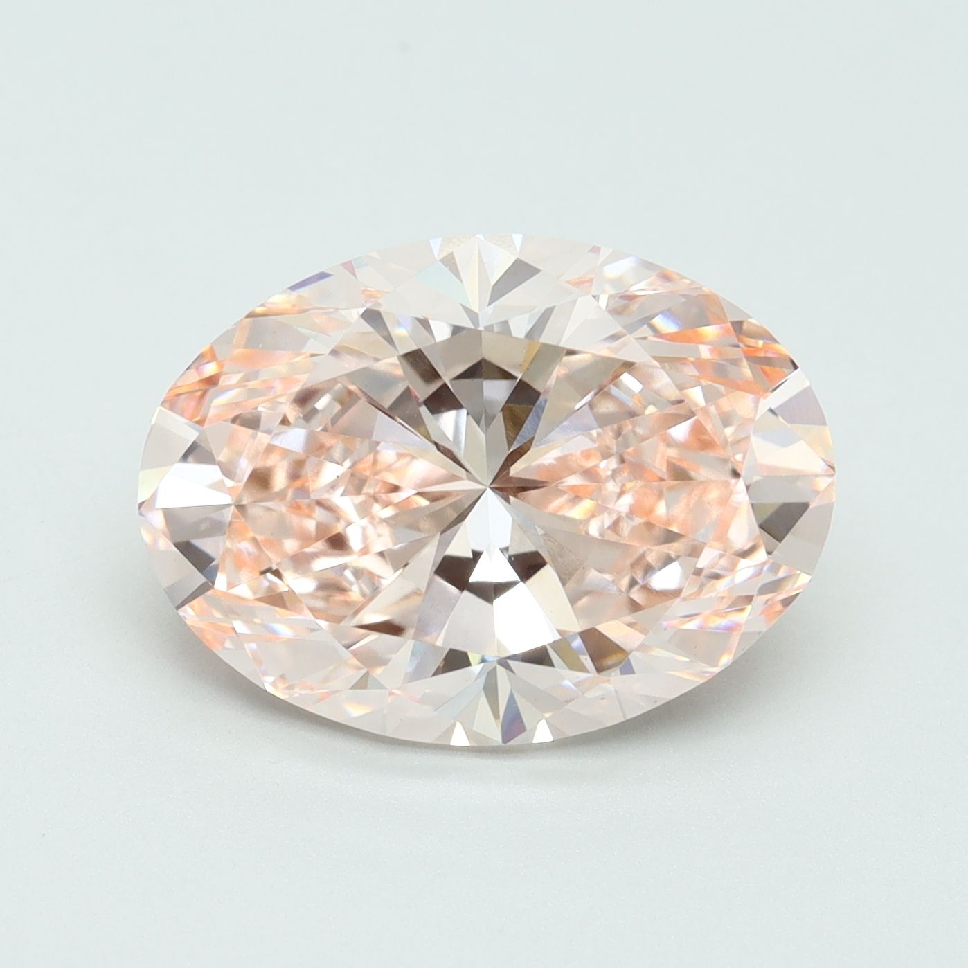 5.51 ct. oval Lab Grown Diamond front image