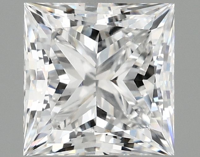 2.10 ct. princess Lab Grown Diamond front image