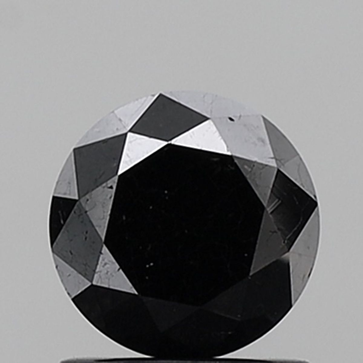 1.21 Carat Round Diamond Black VVS2