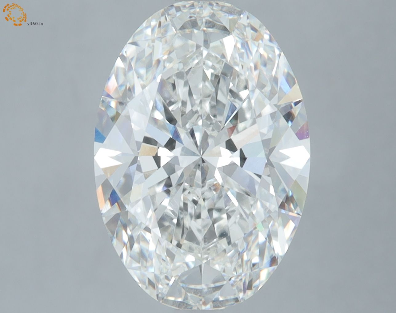 5.08 ct. oval Lab Grown Diamond front image
