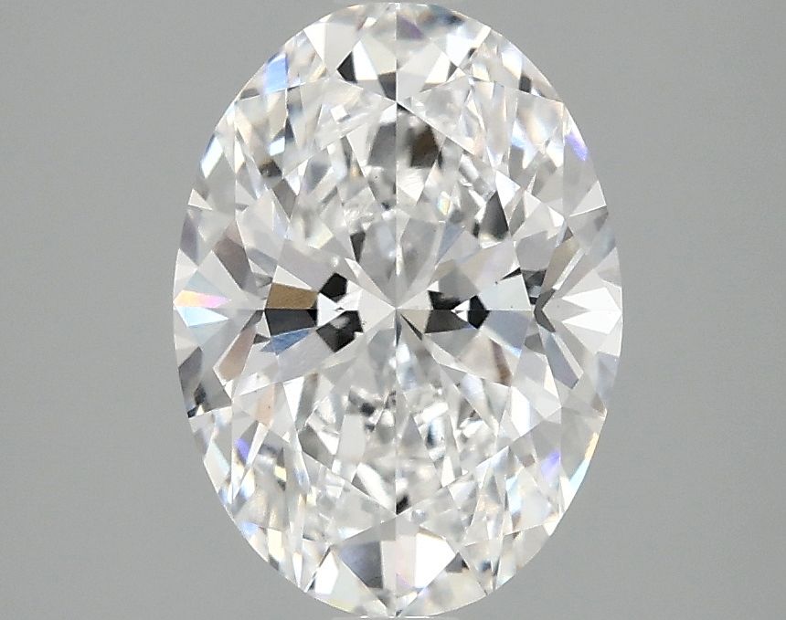 2.10 ct. oval Lab Grown Diamond front image