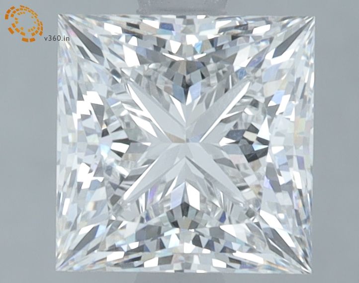 2.07 ct. princess Lab Grown Diamond front image