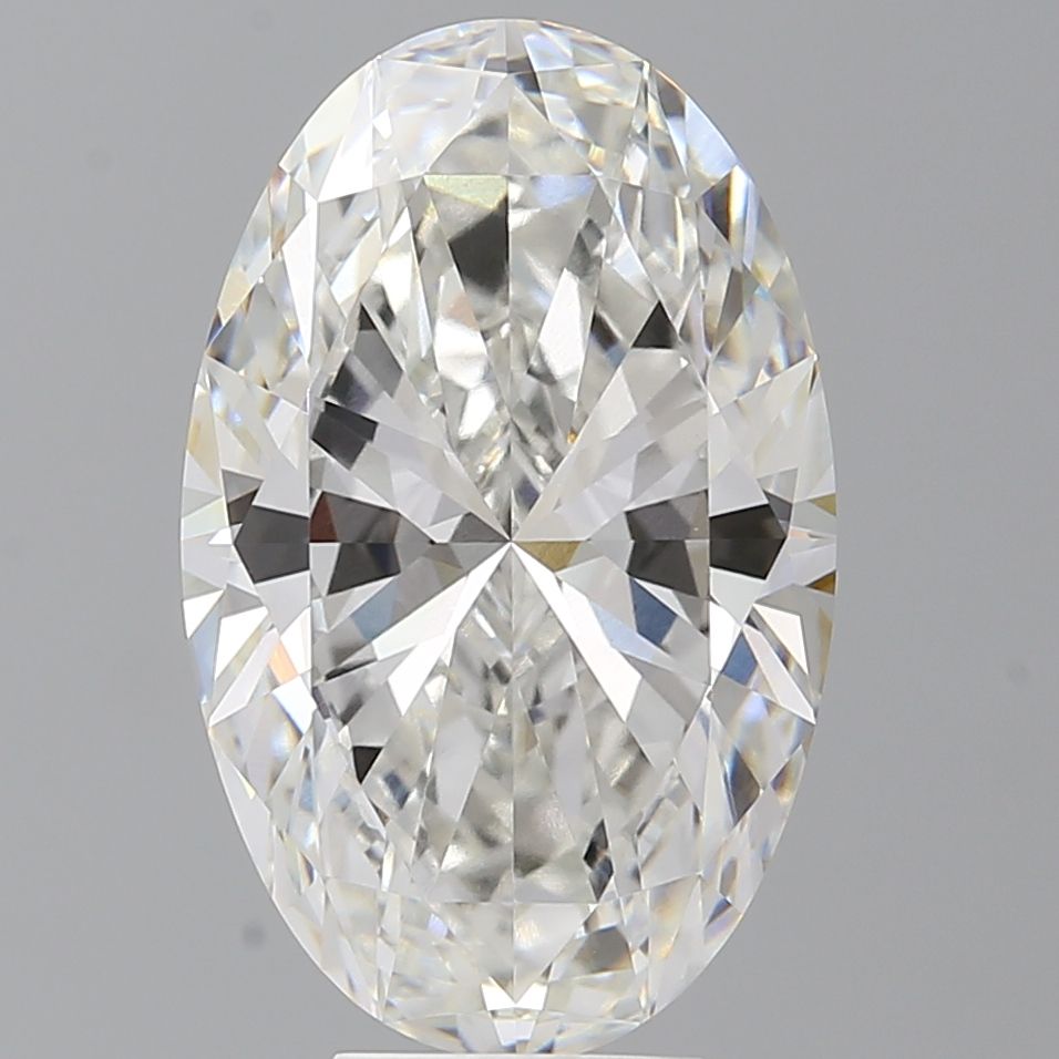 7.03 ct. oval Lab Grown Diamond front image