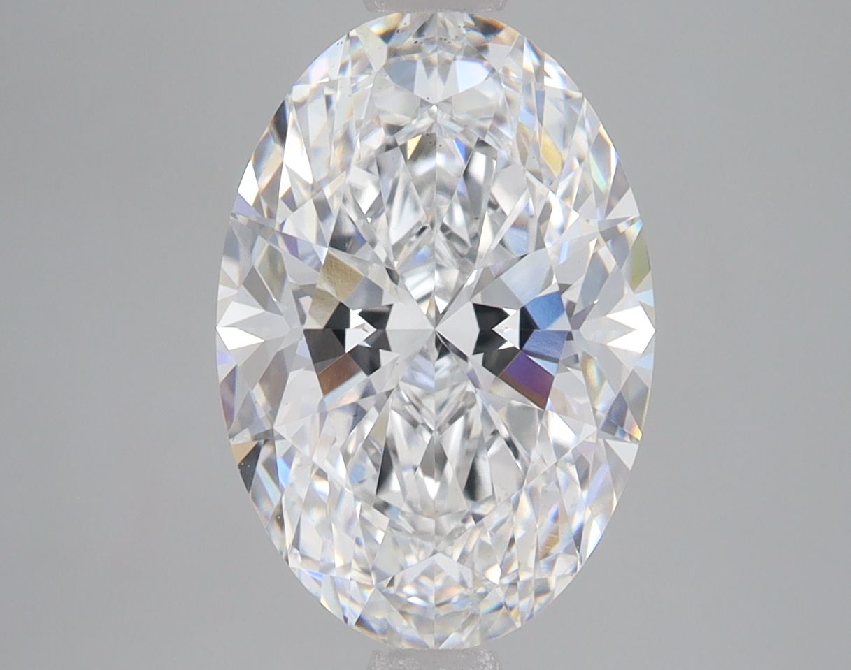 3.75 ct. oval Lab Grown Diamond front image
