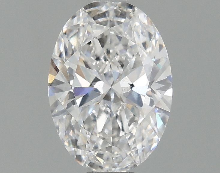 0.96 Carat D SI1 Oval Lab Diamond