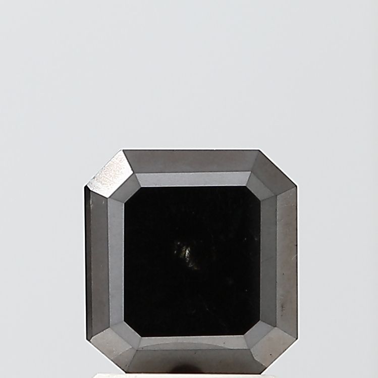 1.27 Carat Asscher Diamond Black VVS2