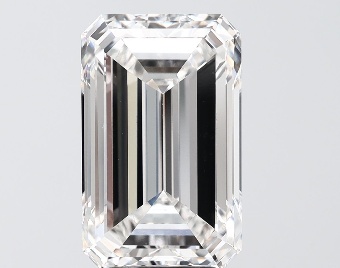 6.02 ct. emerald Lab Grown Diamond front image