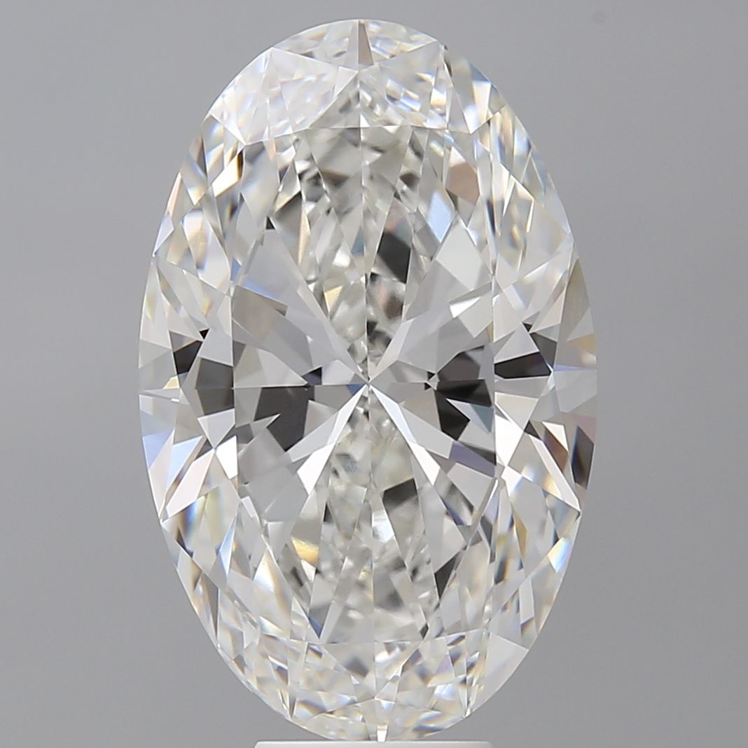 9.58 ct. oval Lab Grown Diamond front image