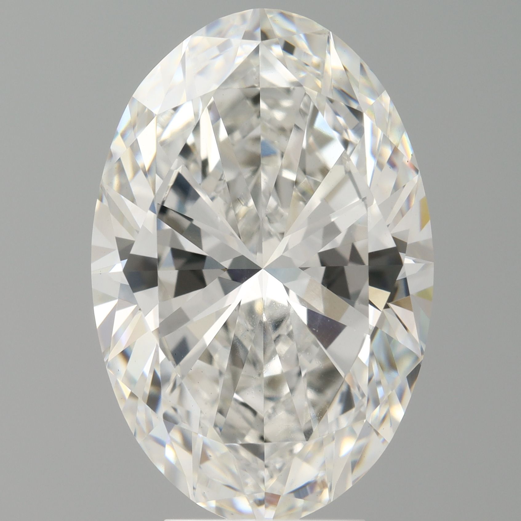 6.07 ct. oval Lab Grown Diamond front image