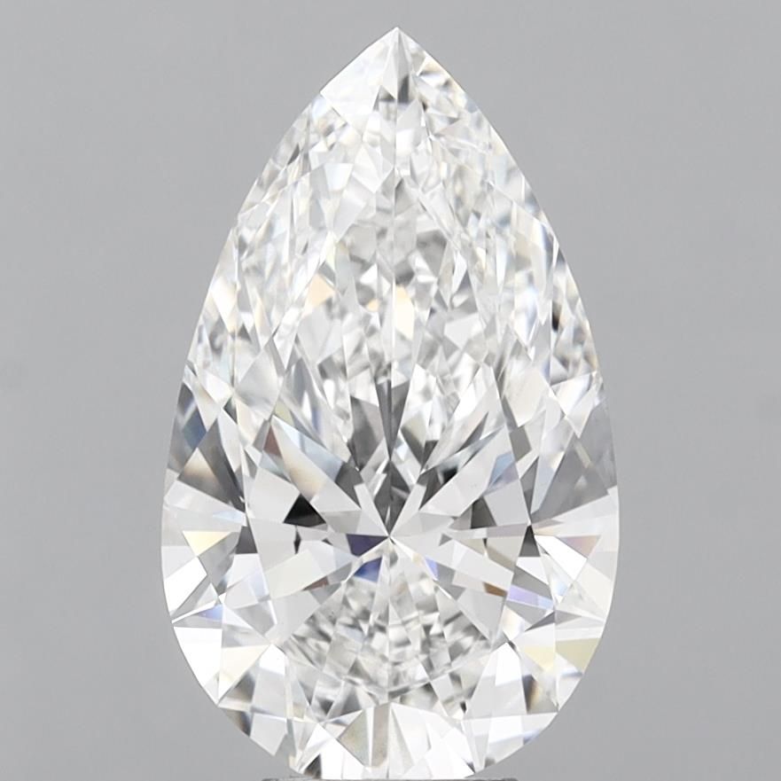 2.01 carat f VS1 EX Cut IGI pear diamond