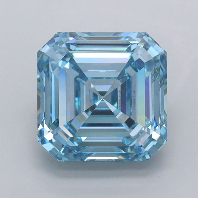 2.05 ct lab-grown Asscher Diamond
